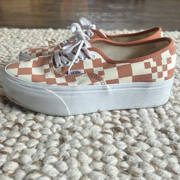 Like new vans. Only worn twice. So cute! - Picture 3 of 3